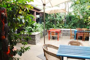 Bulaccino Namaka(Nadi) Garden area at Bulaccino Cafe in Nadi