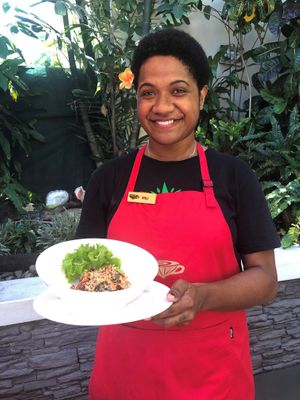Emma's Buddha Bowl salad at Bulaccino Cafe in Nadi