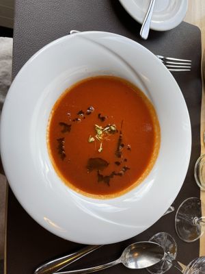 Phenomenal tomato soup  at Bären in Wengen