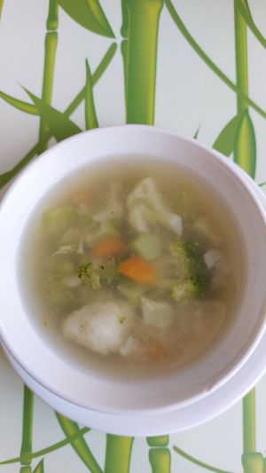 Vegetable soup. at Wok & Roll in Celje