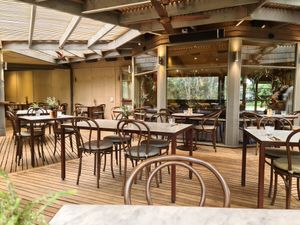 Inside the cafe at Spa Dreaming Centre Cafe in Fingal