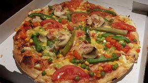 Vegan pizza.

Photo from Facebook at Pizzeria Cricek in Trebnje