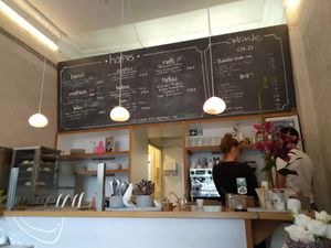 Inside at häppies in Berlin