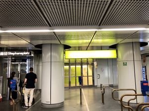 store front underground at Anker - Stephansplatz in Vienna