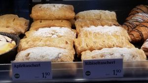 Apple pastry at Anker - Stephansplatz in Vienna