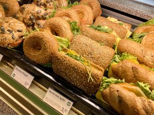 vegan rolls (vegan cheese) at Anker - Stephansplatz in Vienna