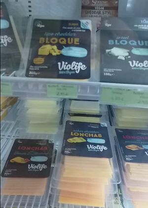 Cheese at Plant Based Market in Barcelona