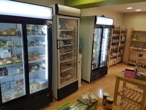 fridges at Plant Based Market in Barcelona