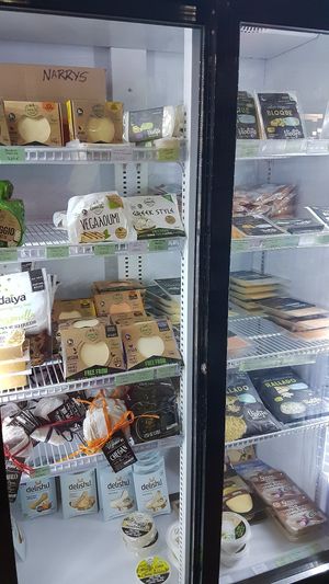 Cheese cove at Plant Based Market in Barcelona