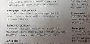 Delicious sweet options at Small Graces in Footscray