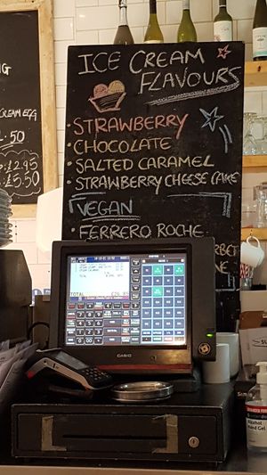 They also have vegan ice cream at Sutton and Sons in North London