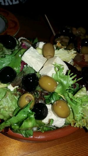 greek salad at Tapas Tree in Bradford