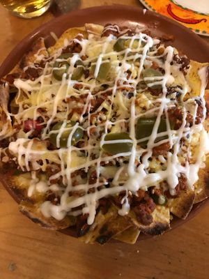Chilli nachos at Tapas Tree in Bradford