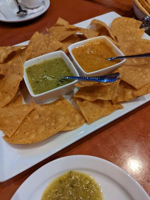 Chips and salsa at Sound Bites Grill in Sedona