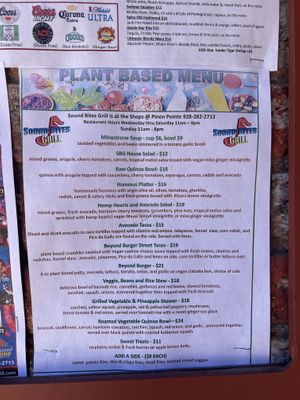   at Sound Bites Grill in Sedona