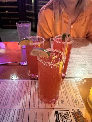 Prickly pear cocktail- not worth it  at Sound Bites Grill in Sedona