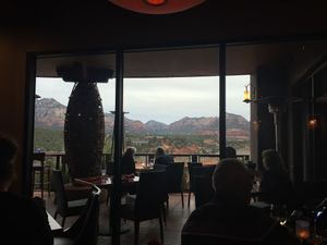 Nice view at Sound Bites Grill in Sedona