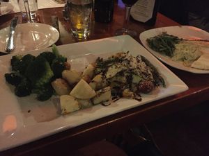 Stuffed portobello dinner at Sound Bites Grill in Sedona