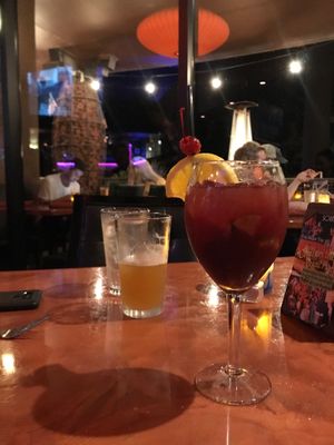 Berry berry sangria is quite tasty :) at Sound Bites Grill in Sedona