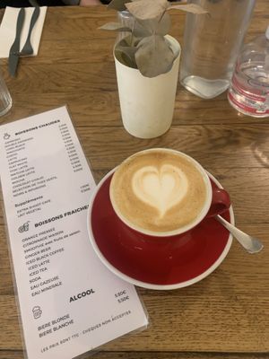 Oat coffee   at Numero 220 in Paris