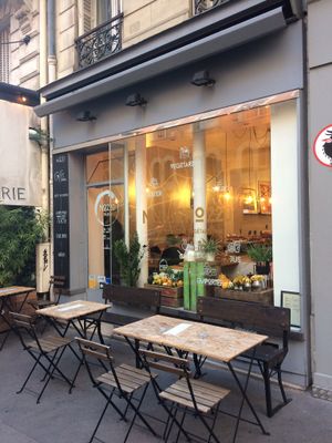 Outside at Numero 220 in Paris