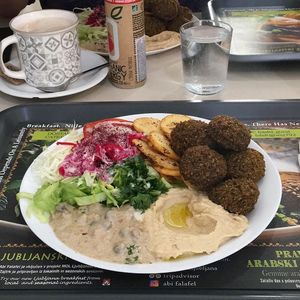 Falafel  at Abi Falafel in Ljubljana