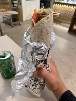 Their XL falafel sandwich is huge 😋 and delicious. Not kidding one of the best falafels, sauces and veggies i’ve had in my life  at Abi Falafel in Ljubljana