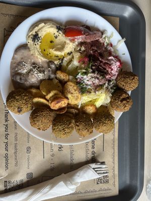   at Abi Falafel in Ljubljana