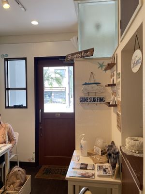 Entrance area at Vegetable Cafe Mahaloha in Tatebayashi