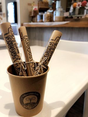 Take Out menus at Vegetable Cafe Mahaloha in Tatebayashi