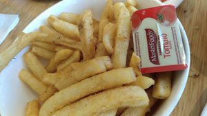 Fries with tomato sauce at Aurora Ozone Hotel in Kangaroo Island
