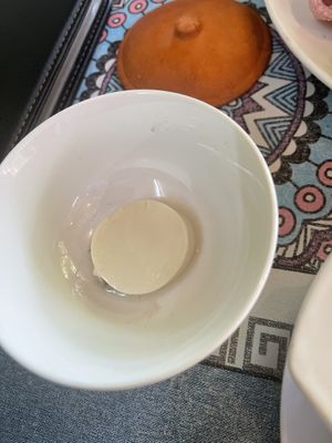 Silken tofu hidden inside   at Amitaba 2 in Ho Chi Minh City