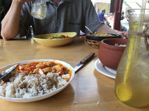 Silk tofu in chezuan sauce at Amitaba 2 in Ho Chi Minh City
