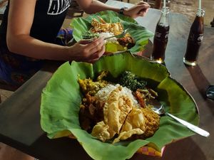 Lovely tastefully vegetable curry's at Rasa Gedara in Anuradhapura