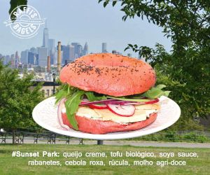 Bagel with tofu at Raffi's Bagels - Estefania in Lisbon