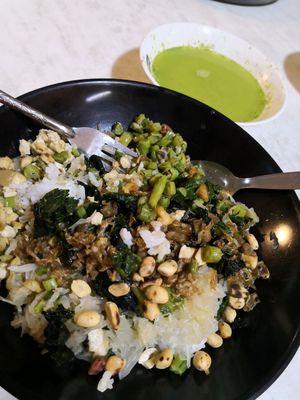客家擂茶饭 at Yuan Wei Veggie House in Masai