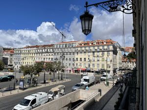 View from upstairs seating area at Eight - The Health Lounge in Lisbon