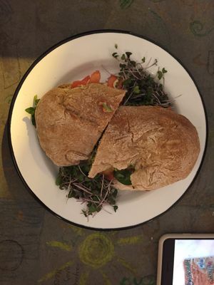 Husband's Panini at Eight - The Health Lounge in Lisbon