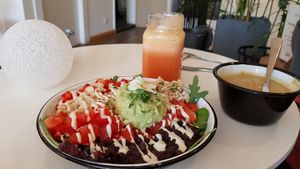 Bean bowl at Eight - The Health Lounge in Lisbon