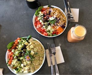 just what we wanted, a perfect lunch!  at Eight - The Health Lounge in Lisbon