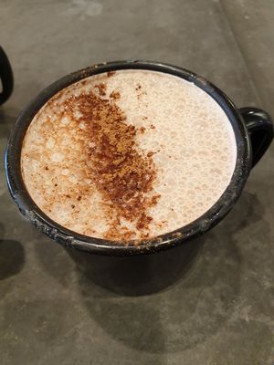 maca mocca at Eight - The Health Lounge in Lisbon