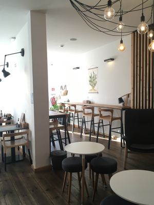 Upper floor at Eight - The Health Lounge in Lisbon