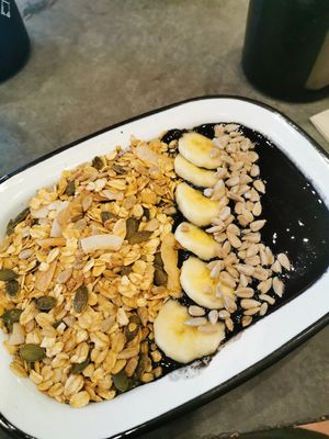 Black Diamond Smoothie Bowl at Eight - The Health Lounge in Lisbon