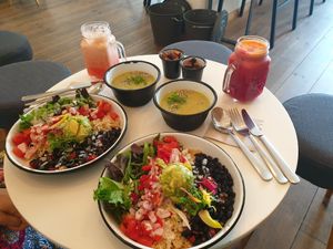 Bean power bowl! Delicious! at Eight - The Health Lounge in Lisbon