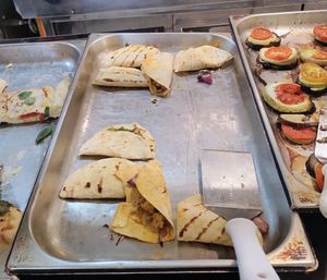 Focaccia Ala vegan local style at Prato Verde in Porto Alegre