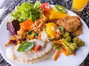 1/5/2022 at Botanico Buffet Vegetariano in Porto Alegre