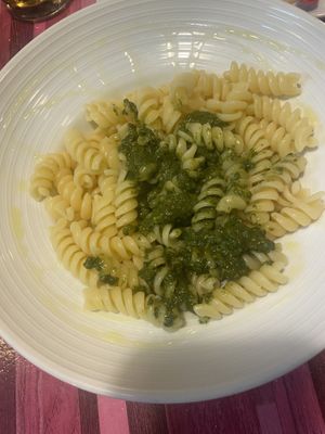 Vegan pesto pasta   at Bouganville Pizzeria in Ao Nang