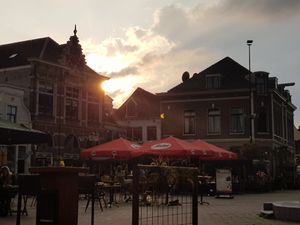 The view at the end of the evening at Gaudi's in Amersfoort