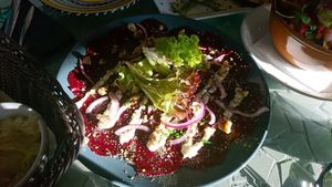 Beet carpaccio  at Gaudi's in Amersfoort