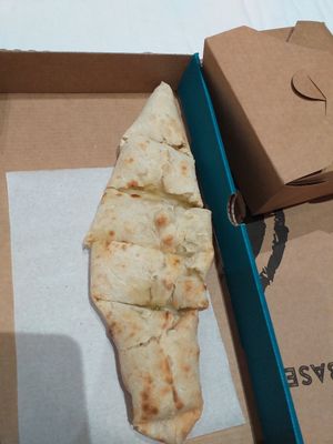 Cheezy garlic bread at Basement Browns in Coventry